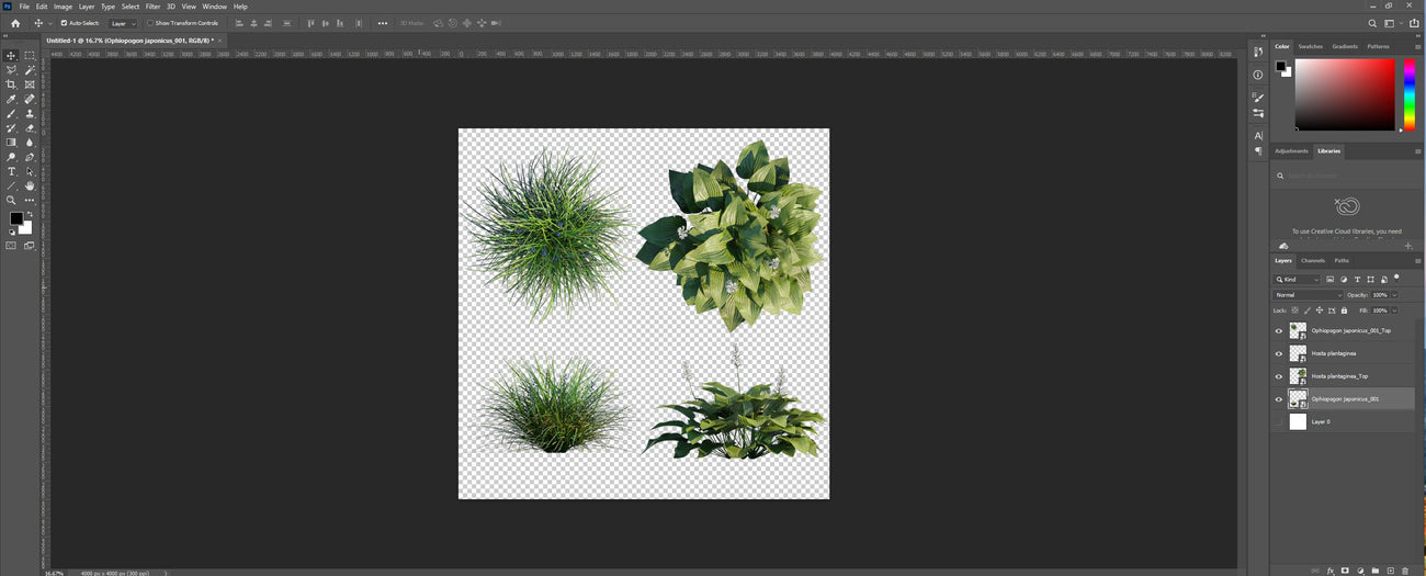 How our 2D PNG files look like in Photoshop