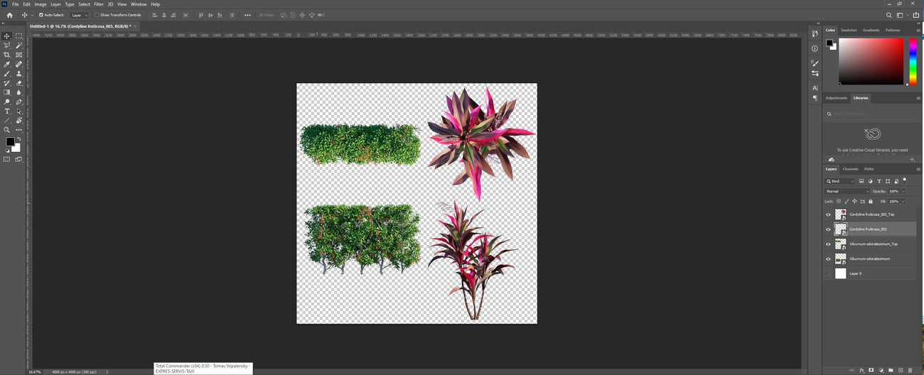 How our 2D PNG files look like in Photoshop