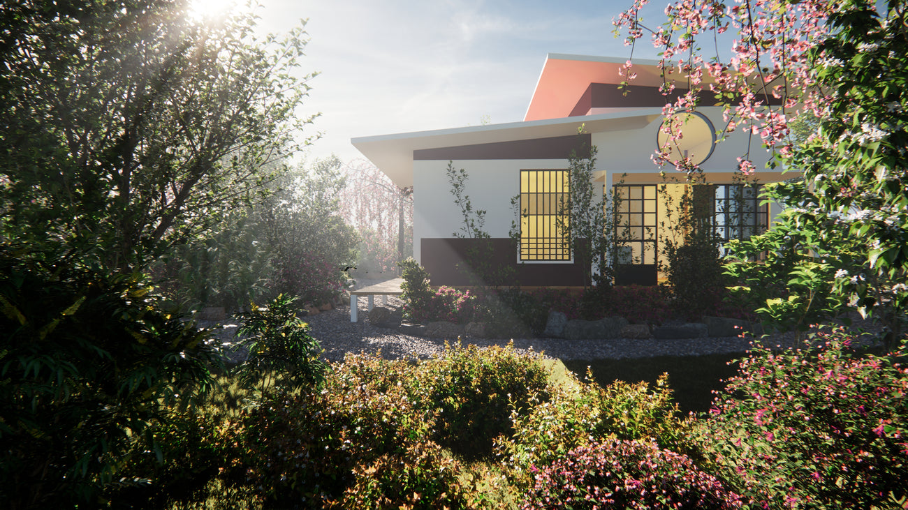 Rendered scene of our bundle using Enscape