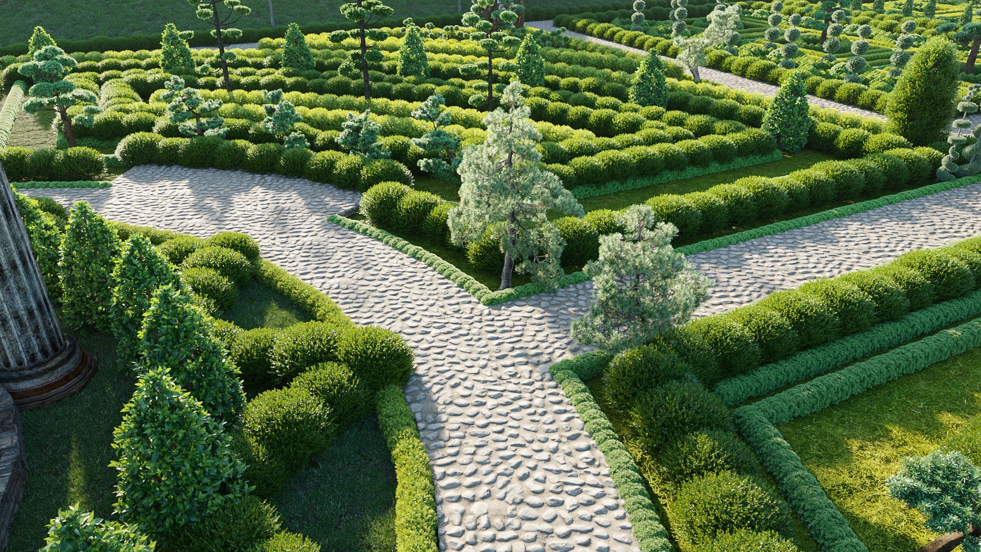 Bundle 57 - Ornamental Plants & Hedge 02 (3D Model) GrowFX
