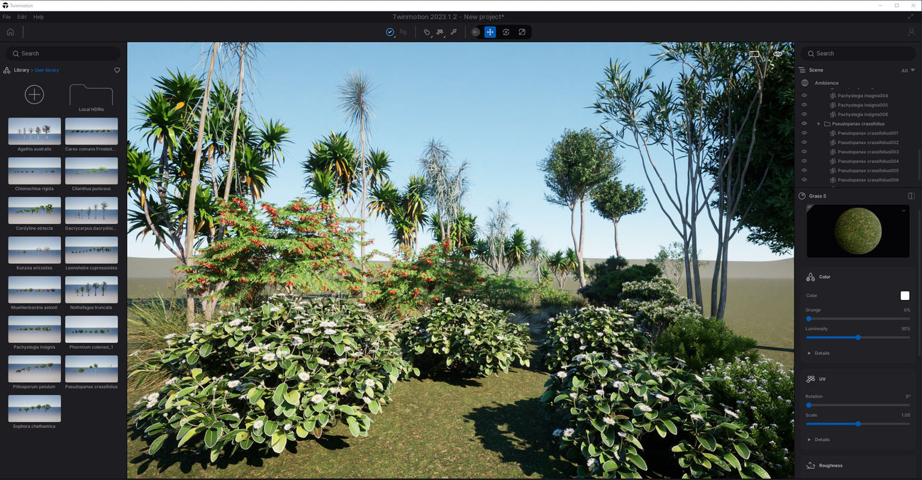 How our plant models look and work in Twinmotion