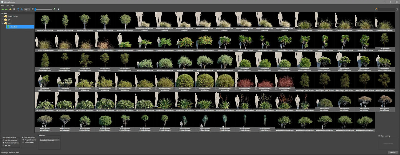 Forest Pack Library Preset for 3Ds Max