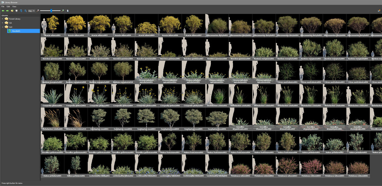 Forest Pack Library Preset for 3Ds Max