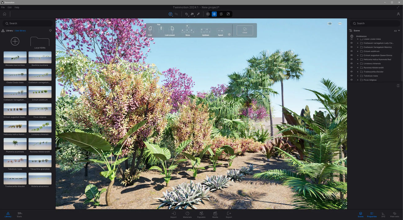 How our plant models look and work in Twinmotion