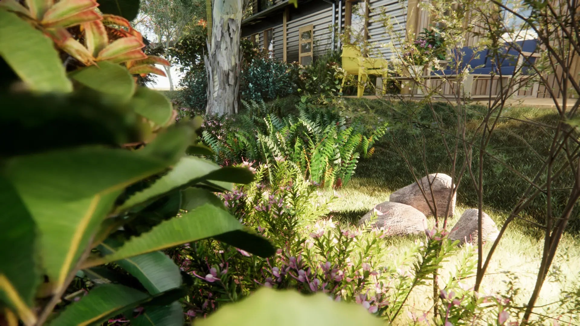 Low Poly Bundle 68 - Australian Home & Garden 05 (3D Model)