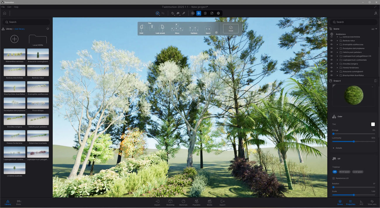 How our plant models look and work in Twinmotion