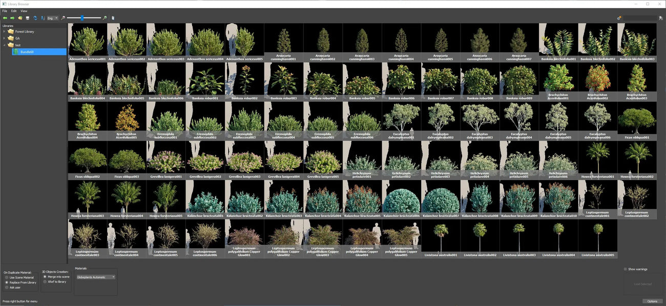 Forest Pack Library Preset for 3Ds Max