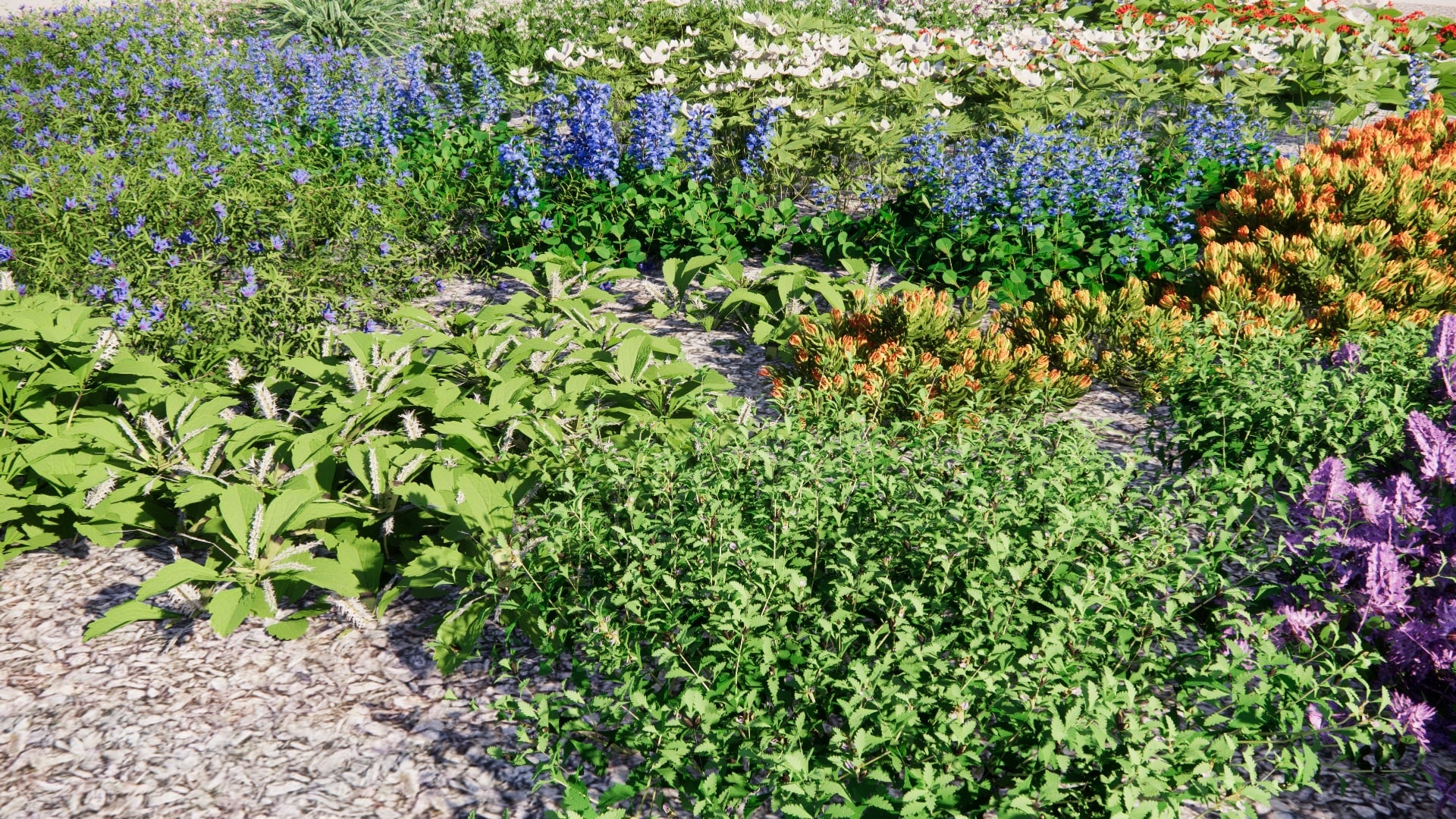 Low Poly Bundle 37 - Ground Cover Plants (3D Model)