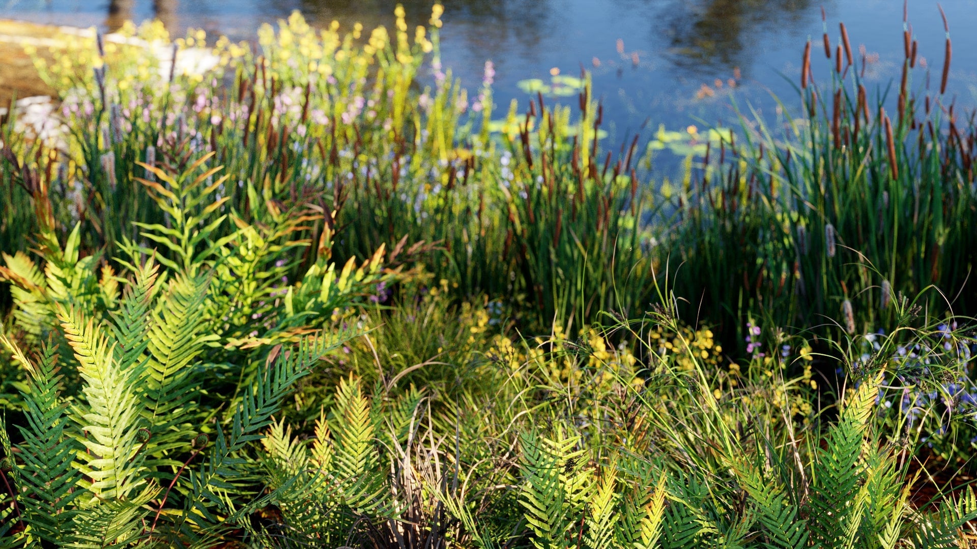 Bundle 46 - Wetland Plants - Thea (3D Model)